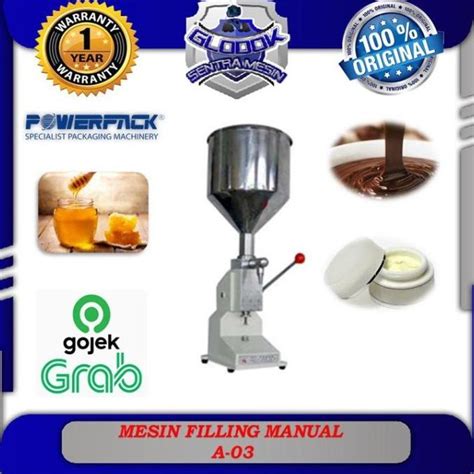 Jual Mesin Pengisi Cairan Pasta A 03 Paste Piston Filler Powerpack