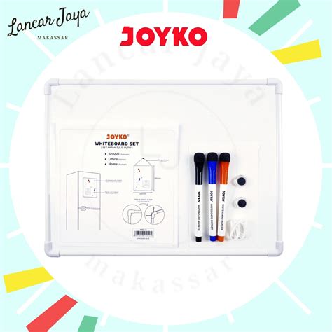 Jual Papan Tulis Putih Whiteboard Set Joyko Wbs Shopee Indonesia