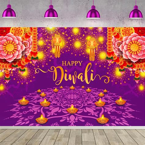 Buy 7x5ft Happy Diwali Party Backdrop Decorations Supplies Of India