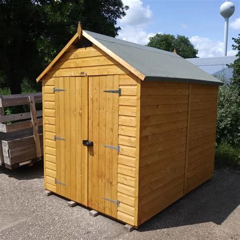 6.5 Ft. W X 8 Ft. D Wooden Storage Shed Garden Storage New - Etsy