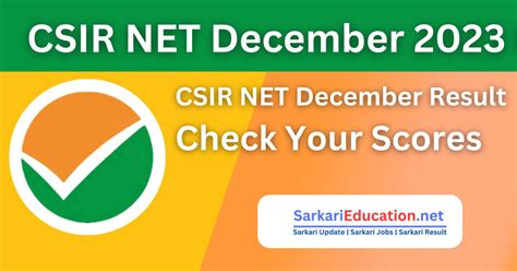 CSIR NET December 2023 Exam Result Easy Steps To Check Your Scores