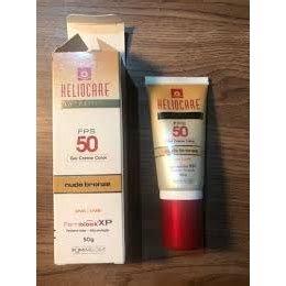 Protetor Solar Heliocare Max Defense Nude Bronze Gel Creme Color FPS50