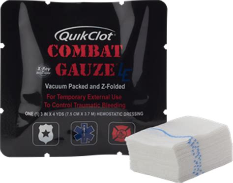 Quikclot Combat Gauze Le Live Action Safety