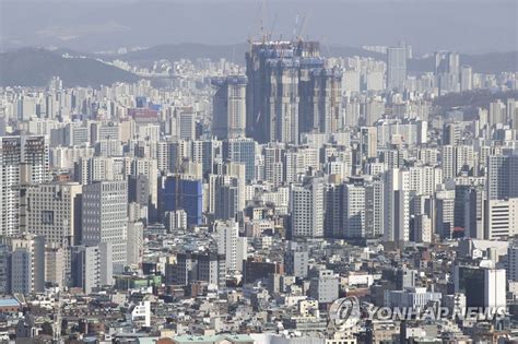 서울 아파트 매수심리 3주째 회복세새 정부 규제완화 기대감 연합뉴스