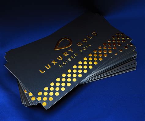 Gold Foil Business Cards | Luxury Metallic Business Card Printing