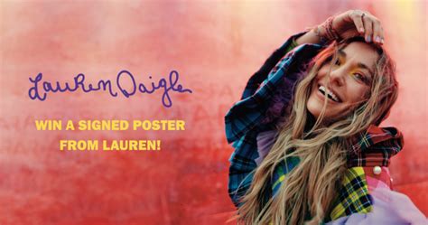 Lauren Daigle | Win A Signed “Thank God I Do” Poster