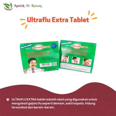 Jual Ultraflu Extra Strip Kaplet Batuk Pilek Shopee Indonesia