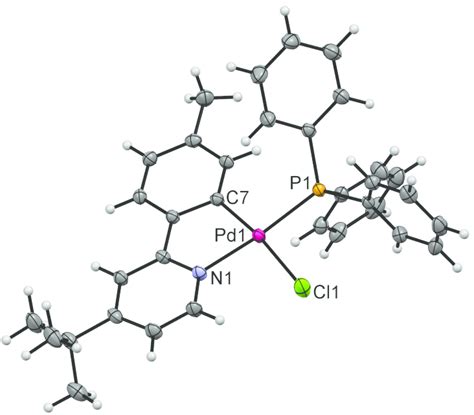 Figure S8 Ortep Type Diagram Of A Structure Of 2a Taken Out Of Two Download Scientific Diagram