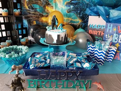 Godzilla Birthday Party Tablescape Artofit