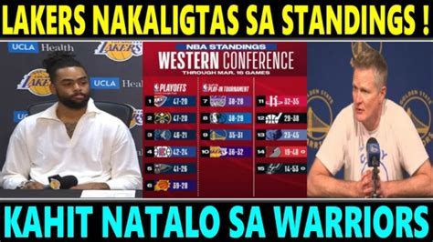 Breaking News Lakes Naka Ligtas Sa Standings Ng West Kahit Natalo Sa