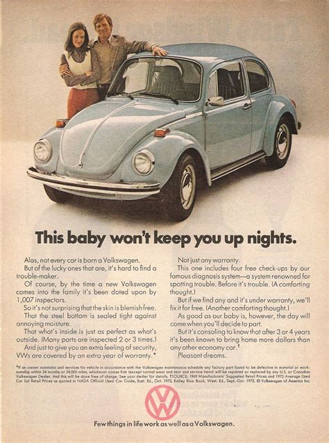 Publicidad Por Ddb Doyle Dane Bernbach Usa Década De 1960 Volkswagen Vw Beetles