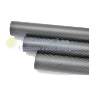 3K Fibra De Carbono Tubo OD 38mm X 36mm X 1000mm Longitud ID Rollo