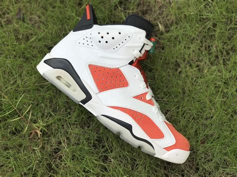 Like Mike Jordan 6 Retro Gatorade White/Team Orange-Green 2017