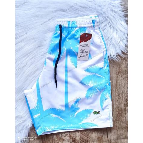 Kit Short Tactel Grosso Masculino Mauricinho Adulto Surf Praia