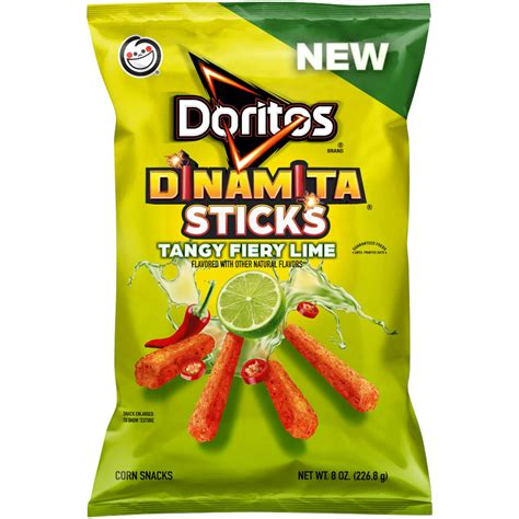 Doritos Dinamita Sticks Tangy Fiery Lime Flavour 8oz 2268g