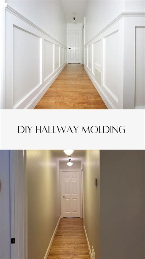 Hallway Molding Installation Tutorial With Pics Narrow Hallway