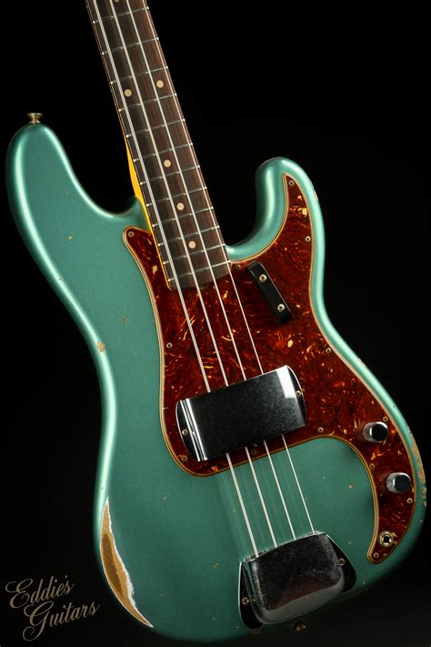 Fender Custom Shop Precision Bass Relic Aged Sherwood Green