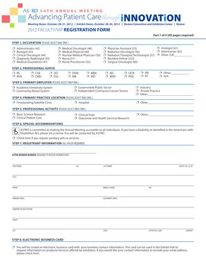 Fillable Online Astro Faculty Vip Registration Form Astro Astro Fax