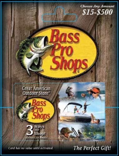 Bass Pro Shop 15 500 T Card 1 Ct Fred Meyer