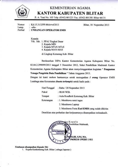 20 Contoh Surat Dinas Terbaru Dan Terlengkap