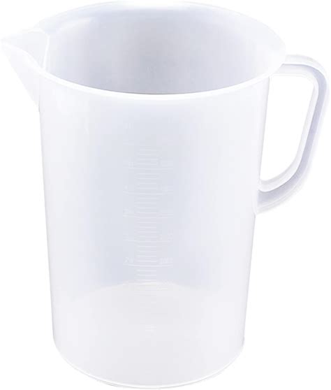 Amazon TuHeeHuT Jarra de medición 5 litros 169 1 fl oz taza de