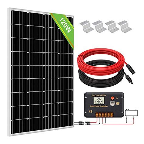 Eco Worthy 100w Solar Panel Kit Off Grid System 100w 12v