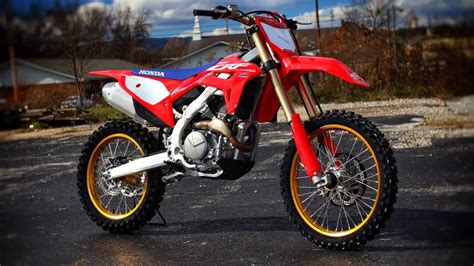 New 2023 Honda Crf450r 50th Anniversary Edition Walkaround Exhaust Sound Youtube