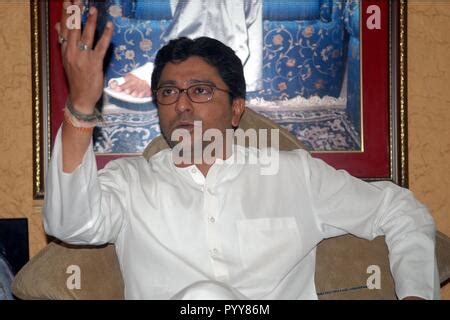 Maharashtra Navnirman Sena Leader Raj Thackeray India Asia Stock