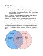 M Pre Task Sts Pdf M Pre Task Technology Vs Humanity