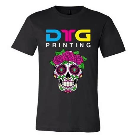 Cotton Printed Dtg T Shirt Printing Service At ₹ 80piece In Navi