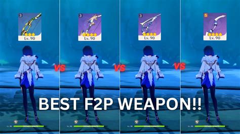 Best F2p Weapon For Yelan Stringless Or Recurve Bow Genshin Impact Youtube