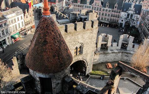 Gravensteen Le Ch Teau Des Comtes De Flandre Gand En Belgique