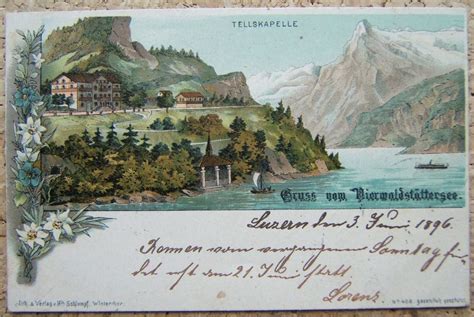 Schlumpf Litho Gruss Vom Vierwaldst Ttersee Kaufen Auf Ricardo