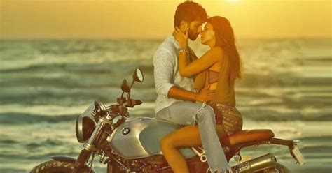 Shahid Kapoor Almost Kisses Kriti Sanon On A Bike In An Impossible