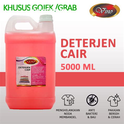 Jual Deterjen Cair Laundry PREMIUM Detergent Liquid VINO 5 Liter