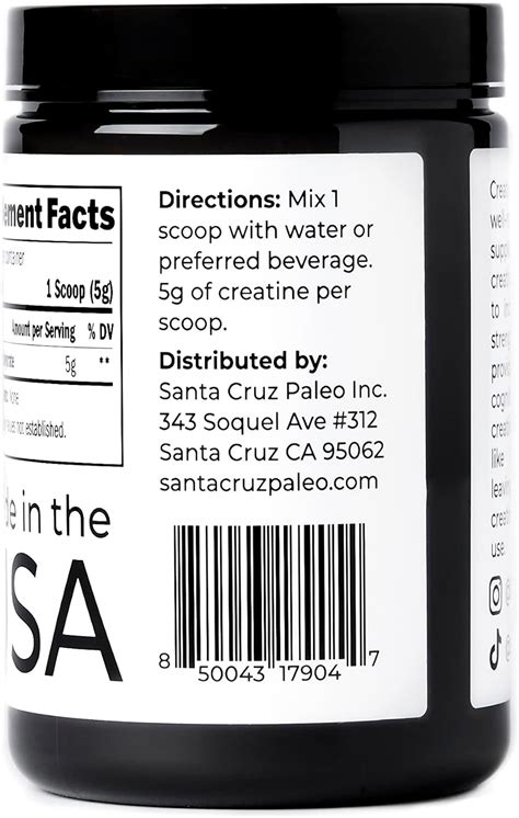 Santa Cruz Paleo Creatina En Polvo 1411oz Yaxa Guatemala