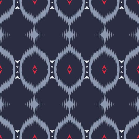 Ikat Vector Tribal Africa Seamless Pattern Ethnic Geometric Batik