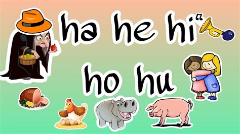 Ha He Hi Ho Hu Helper Sounds Reading Practice For Beginner YouTube