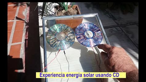 Energia Solar Usando Cd Youtube