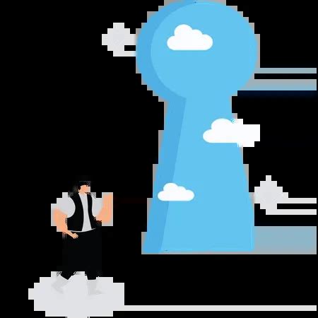 Best Life changing secret door Illustration download in PNG & Vector format