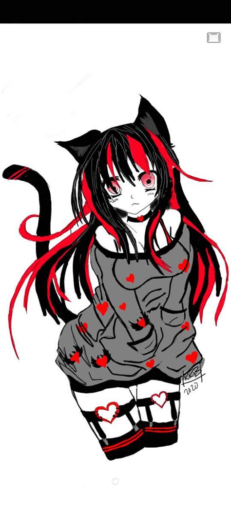 My Fursona Neko Form By Lilkittykatb On Deviantart