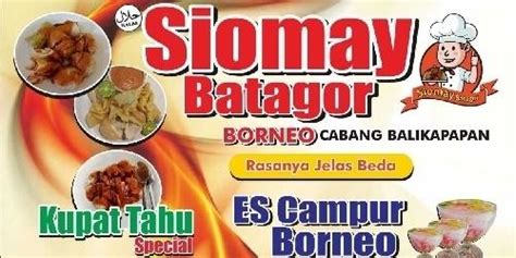 Daftar Harga Menu Delivery Siomay Batagor Borneo Dr Sukardjo