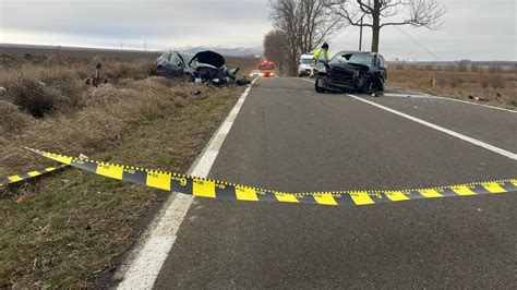 VIDEO Accident rutier în apropiere de Murighiol Patru persoane au