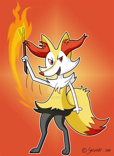 Braixen Colored By Spocky87 On Deviantart