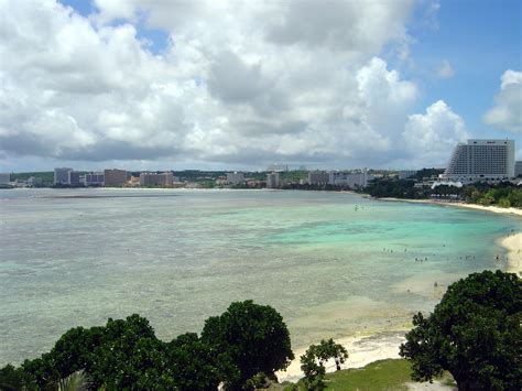 City Towers On The Coastline In Guam Image Free Stock Photo Public