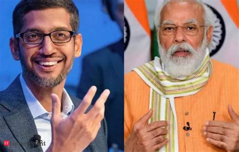 Google Ceo Pichai Meets Pm Modi Discusses New Innovations To Drive E