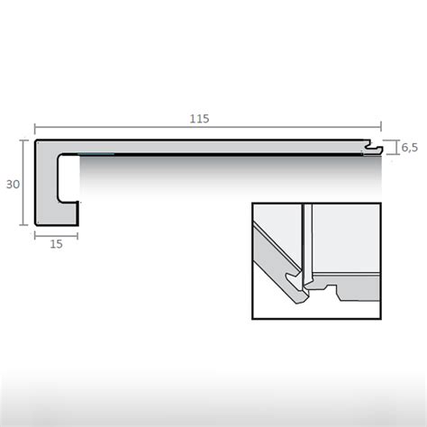 Gosimat Produits Profil Base Descalier Spc X X Mm