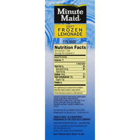 Minute Maid Frozen Lemonade Soft Lemonaderaspberry Lemonade Squeeze Tubes 8 Pack 8 Each