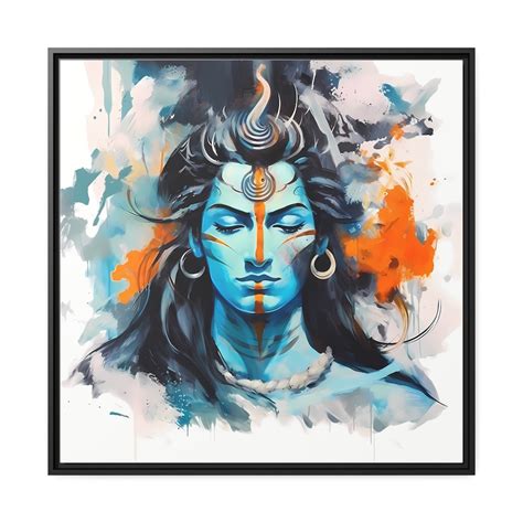 Lord Shiva Meditating Shiva Housewarming T Shiva Poster Etsy