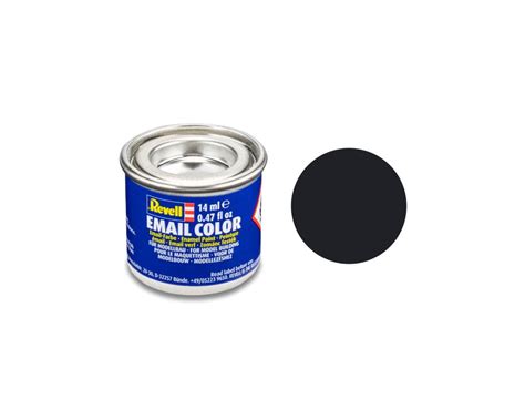 Revell 32108 08 Black Matt 14 Ml Revel Enamel Color